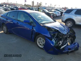 2018 Toyota Prius Two with VIN JTDKARFU2J3056932, listed as a IAAI auction lot 41637372 with 52,731 mi miles. Bid and sale history available at carsss.com. Image 1.