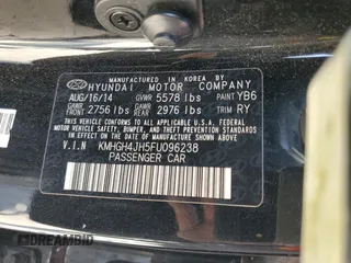 2015 Hyundai Equus Ultimate z VIN KMHGH4JH5FU096238, wystawiony jako Copart lot #52944345 z przebiegiem 101 090 mil mil oraz Szkody całkowita. Historia ofert i sprzedaży dostępna na DreamBid. Obrazek 13.