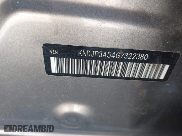 2016 Kia Soul + with VIN KNDJP3A54G7322380, listed as a IAAI auction lot 41202017 with 120,337 mi miles. Bid and sale history available at carsss.com. Image 9.