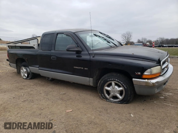 1997 Dodge Dakota with VIN 1B7GL23X5VS208252, listed as a Copart auction lot 82584134 with 152,633 mi miles and Salvage Title. Bid and sale history available at carsss.com. Image 4.