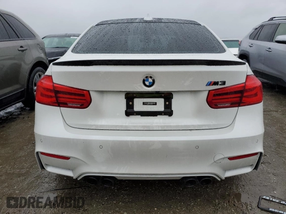 2018 BMW M3 with VIN WBS8M9C56J5J78625, listed as a Copart auction lot 44383863 with 0 mi miles. Bid and sale history available at carsss.com. Image 6.