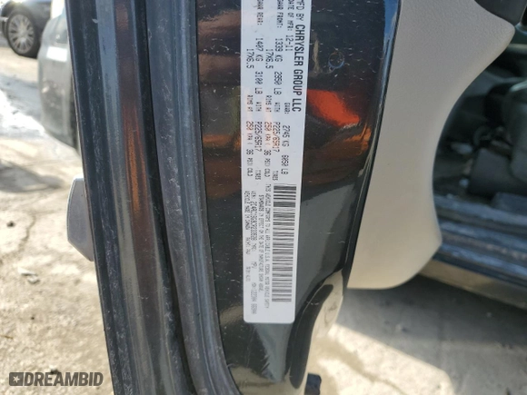 2012 Chrysler Town & Country Touring with VIN 2C4RC1BG9CR233528, listed as a Copart auction lot 81596684 with 277,977 mi miles and Salvage Title. Bid and sale history available at carsss.com. Image 14.