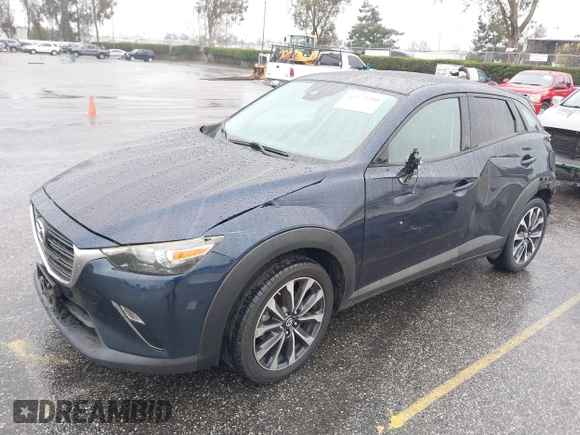 2019 Mazda CX-3 Touring with VIN JM1DKDC79K0424436, listed as a IAAI auction lot 41579280 with 76,989 mi miles. Bid and sale history available at carsss.com. Image 20.