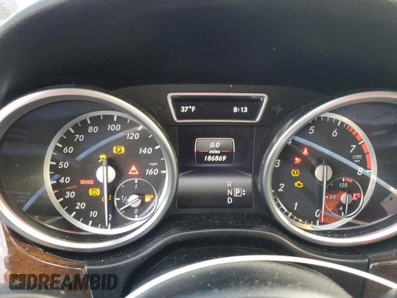 2014 Mercedes-Benz M 350 with VIN 4JGDA5HB3EA283850, listed as a Copart auction lot 48800495 with 186,869 mi miles and Clean Title. Bid and sale history available at carsss.com. Image 9.