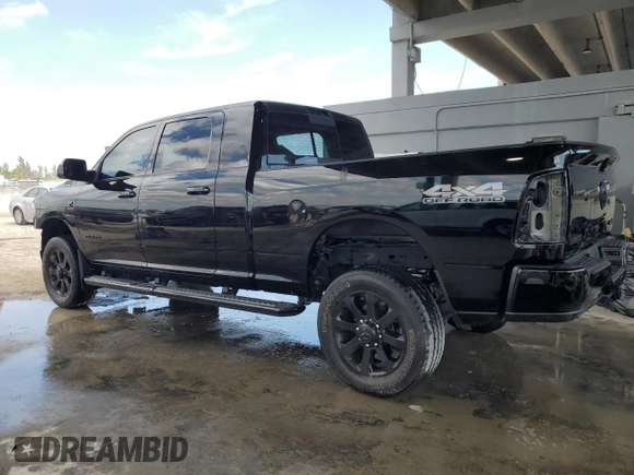 2022 Ram 2500 Big Horn with VIN 3C6UR5ML9NG144097, listed as a Copart auction lot 48206925 with 33,574 mi miles and Salvage title. Bid and sale history available at DreamBid. Image 2.