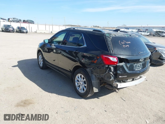 2019 Chevrolet Equinox LT with VIN 3GNAXUEV0KL196305, listed as a IAAI auction lot 41918613 with 66,146 mi miles and . Bid and sale history available at DreamBid. Image 3.