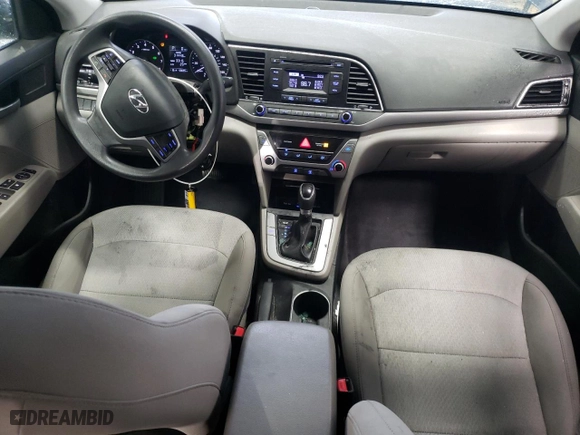 2017 Hyundai Elantra SE with VIN 5NPD74LF9HH211961, listed as a Copart auction lot 44795805 with 58,095 mi miles and Salvage Title. Bid and sale history available at carsss.com. Image 8.