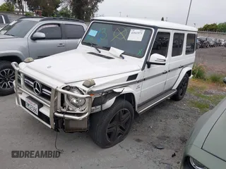2017 Mercedes-Benz G-Class AMG G 63 with VIN WDCYC7DF1HX266156, listed as a IAAI auction lot 41943971 with 66,869 mi miles. Bid and sale history available at carsss.com. Image 23.