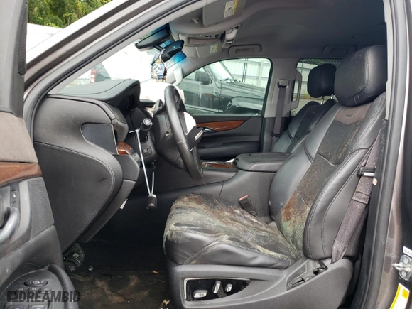 2016 Cadillac Escalade with VIN 1GYS3AKJ5GR266657, listed as a Copart auction lot 69018474 with 0 mi miles and Salvage Title. Bid and sale history available at carsss.com. Image 7.