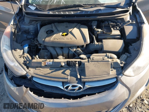 2013 Hyundai Elantra GLS with VIN 5NPDH4AE5DH360708, listed as a IAAI auction lot 41458823 with 109,557 mi miles and . Bid and sale history available at DreamBid. Image 10.