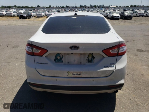 2016 Ford Fusion SE Hybrid with VIN 3FA6P0LU0GR342892, listed as a Copart auction lot 58869045 with 75,979 mi miles and Salvage title. Bid and sale history available at DreamBid. Image 6.