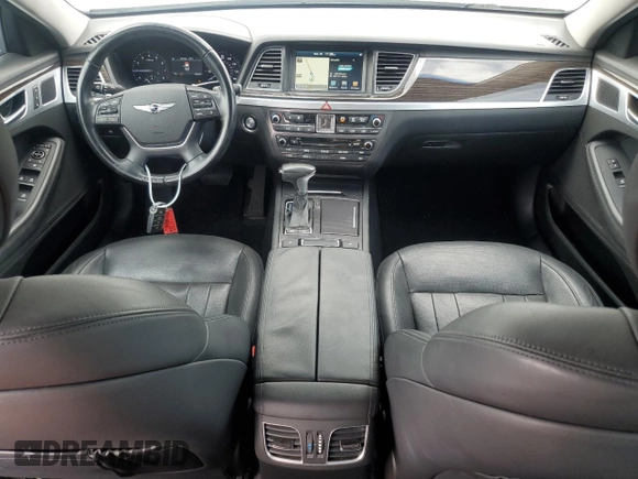 2018 Genesis G80 3.8L with VIN KMHGN4JE4JU238537, listed as a Copart auction lot 73044464 with 45,239 mi miles and Salvage Title. Bid and sale history available at carsss.com. Image 8.