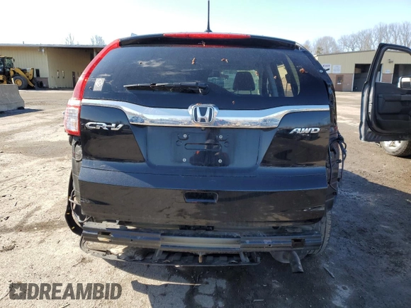 2015 Honda CR-V EX-L with VIN 2HKRM4H72FH702319, listed as a Copart auction lot 52350885 with Not Provided miles and Salvage Title. Bid and sale history available at carsss.com. Image 6.