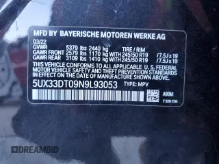 2022 BMW X4 xDrive30i z VIN 5UX33DT09N9L93053, wystawiony jako Copart lot #71710692 z przebiegiem Nie podano mil oraz . Historia ofert i sprzedaży dostępna na DreamBid. Obrazek 13.
