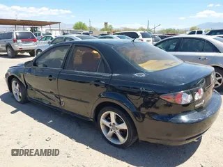 2008 Mazda 6 i Sport VE with VIN 1YVHP80C585M18702, listed as a IAAI auction lot 42028141 with 216,209 mi miles. Bid and sale history available at carsss.com. Image 3.