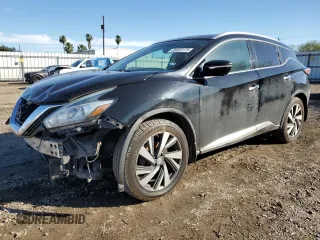 2015 Nissan Murano Platinum with VIN 5N1AZ2MH6FN211197, listed as a Copart auction lot 88900175 with 184,639 mi miles and Salvage Title. Bid and sale history available at carsss.com. Image 1.