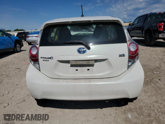 2013 Toyota Prius One z VIN JTDKDTB39D1534331, wystawiony jako Copart lot #58186475 z przebiegiem 105 656 mil mil oraz Czysty tytuł • Clean title. Historia ofert i sprzedaży dostępna na DreamBid. Obrazek 6.