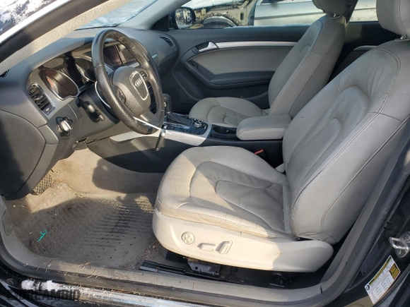 2010 Audi A5 2.0L Premium Plus with VIN WAULFAFR0AA072512, listed as a Copart auction lot 89080225 with 151511 miles and Salvage Title. Bid and sale history available at carsss.com. Image 7.