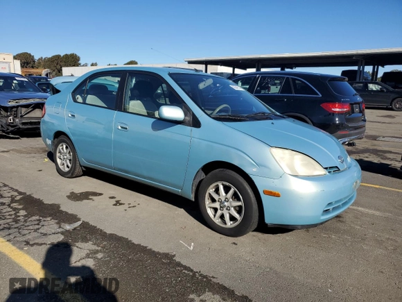 2002 Toyota Prius with VIN JT2BK12UX20043880, listed as a Copart auction lot 82646144 with 87,814 mi miles and Salvage Title. Bid and sale history available at carsss.com. Image 4.