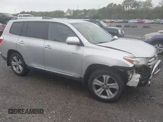 2012 Toyota Highlander Limited with VIN 5TDDK3EH1CS157629, listed as a IAAI auction lot 42157367 with 50,902 mi miles and . Bid and sale history available at DreamBid. Image 1.