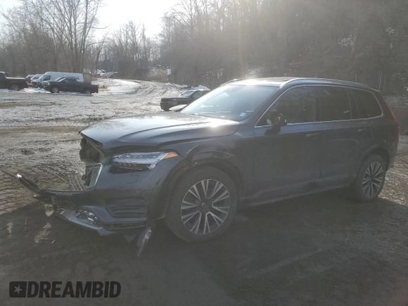 2021 Volvo XC90 Momentum with VIN YV4102PK8M1715421, listed as a Copart auction lot 46662945 with 30,737 mi miles and Salvage Title. Bid and sale history available at carsss.com. Image 1.