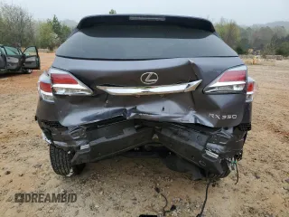 2015 Lexus RX 350 with VIN 2T2BK1BA0FC302512, listed as a Copart auction lot 51639505 with 110,398 mi miles and Salvage Title. Bid and sale history available at DreamBid. Image 6.