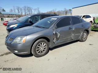 2004 Mitsubishi Galant LS with VIN 4A3AB56S54E128812, listed as a Copart auction lot 46216065 with 176,366 mi miles and Salvage Title. Bid and sale history available at carsss.com. Image 1.