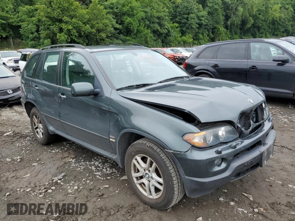 2006 BMW X5 3.0i with VIN 5UXFA13586LY43146, listed as a Copart auction lot 66535094 with 183,785 mi miles and Salvage Title. Bid and sale history available at carsss.com. Image 4.