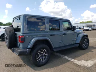2024 Jeep Wrangler Sahara with VIN 1C4PJXEGXRW269062, listed as a Copart auction lot 64576895 with 2,159 mi miles and Salvage title. Bid and sale history available at DreamBid. Image 3.