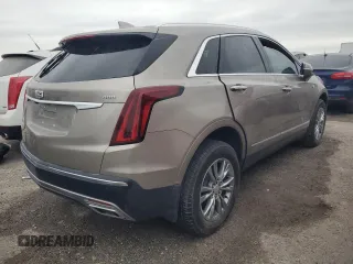 2022 Cadillac XT5 FWD Premium Luxury with VIN 1GYKNCRS1NZ126722, listed as a Copart auction lot 49588515 with 0 mi miles and Non Repairable. Bid and sale history available at carsss.com. Image 3.