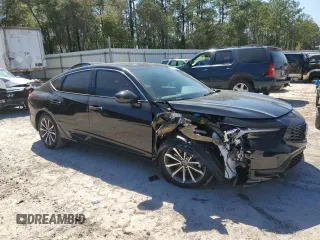 2025 Acura Integra with VIN 19UDE4H2XSA003048, listed as a Copart auction lot 49579035 with 586 mi miles and Salvage Title. Bid and sale history available at DreamBid. Image 4.