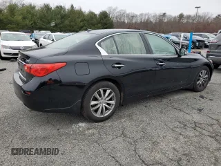 2017 Infiniti Q50 3.0t Sport with VIN JN1EV7ARXHM830246, listed as a Copart auction lot 85226954 with 0 mi miles and Salvage Title. Bid and sale history available at carsss.com. Image 3.