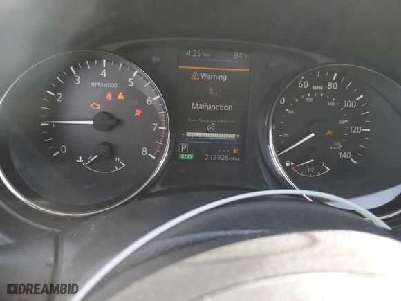 2020 Nissan Rogue SV with VIN JN8AT2MV6LW133669, listed as a Copart auction lot 61485594 with 212,926 mi miles and Salvage Title. Bid and sale history available at carsss.com. Image 9.