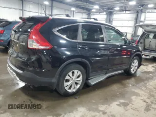 2013 Honda CR-V EX-L with VIN 5J6RM4H77DL000757, listed as a Copart auction lot 47537135 with 212,576 mi miles and Salvage Title. Bid and sale history available at carsss.com. Image 3.