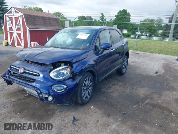 2021 FIAT 500X Trekking with VIN ZFBNF3B10MP945509, listed as a IAAI auction lot 42299963 with 35,474 mi miles and . Bid and sale history available at DreamBid. Image 17.