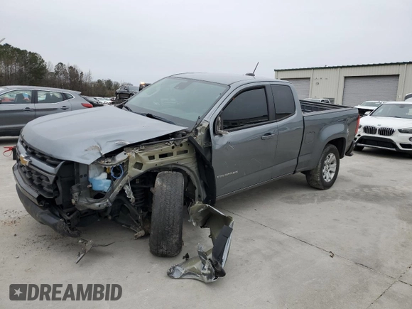 2021 Chevrolet Colorado 2WD LT with VIN 1GCHSCEA1M1275389, listed as a Copart auction lot 89397355 with 61,207 mi miles and Salvage Title. Bid and sale history available at carsss.com. Image 1.
