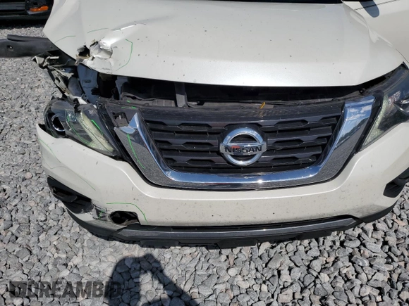 2018 Nissan Pathfinder SV z VIN 5N1DR2MN1JC621655, wystawiony jako Copart lot #58040845 z przebiegiem 81 765 mil mil oraz Szkoda całkowita • Salvage title. Historia ofert i sprzedaży dostępna na DreamBid. Obrazek 12.