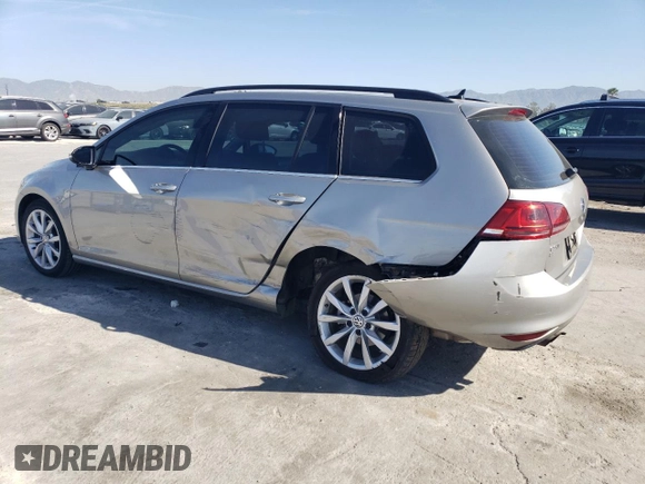 2017 Volkswagen Golf SportWagen S with VIN 3VWC17AU5HM511987, listed as a Copart auction lot 50470595 with 67,349 mi miles and Salvage Title. Bid and sale history available at carsss.com. Image 2.