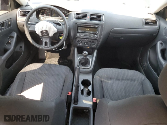 2012 Volkswagen Jetta S with VIN 3VW1K7AJ1CM342943, listed as a Copart auction lot 60465855 with 192,923 mi miles and Salvage title. Bid and sale history available at DreamBid. Image 8.