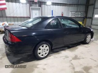 2002 Honda Civic EX with VIN 1HGEM22922L051133, listed as a Copart auction lot 47800065 with 116,325 mi miles and Clean Title. Bid and sale history available at carsss.com. Image 3.