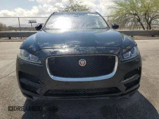 2017 Jaguar F-Pace 35t Premium with VIN SADCJ2BVXHA090332, listed as a Copart auction lot 55671435 with 92,443 mi miles and Salvage Title. Bid and sale history available at DreamBid. Image 5.