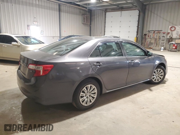 2012 Toyota Camry L with VIN 4T4BF1FK0CR239567, listed as a Copart auction lot 54764815 with 57,425 mi miles and Salvage Title. Bid and sale history available at carsss.com. Image 3.