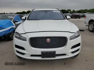 2018 Jaguar F-Pace 35t Prestige with VIN SADCK2EV0JA245372, listed as a Copart auction lot 54076744 with 135,901 mi miles and Salvage title. Bid and sale history available at DreamBid. Image 5.