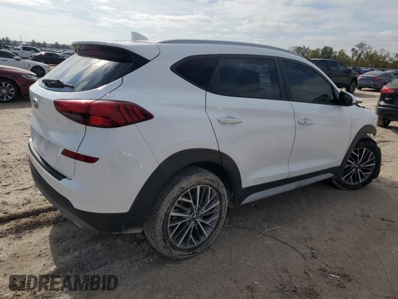 2020 Hyundai Tucson Sport with VIN KM8J33ALXLU093849, listed as a Copart auction lot 82670704 with 87,584 mi miles and Clean title. Bid and sale history available at DreamBid. Image 3.