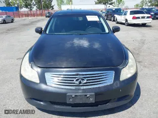 2008 Infiniti G35 Sedan Sport with VIN JNKBV61EX8M217422, listed as a IAAI auction lot 41989148 with 141,575 mi miles. Bid and sale history available at carsss.com. Image 12.
