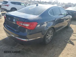 2014 Kia Cadenza Premium with VIN KNALN4D76E5128795, listed as a Copart auction lot 44547174 with 177,219 mi miles and Salvage Title. Bid and sale history available at carsss.com. Image 3.