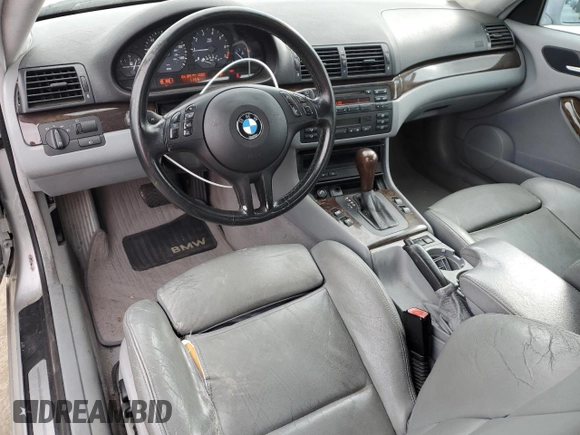 2003 BMW 3 Series 325Ci with VIN WBABN33453PG60668, listed as a Copart auction lot 42127385 with 155,189 mi miles and Salvage Title. Bid and sale history available at carsss.com. Image 8.