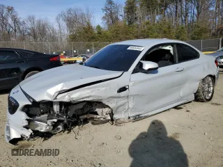 2020 BMW M2 Competition with VIN WBS2U7C05L7F03161, listed as a Copart auction lot 86684944 with 36,115 mi miles and Salvage Title. Bid and sale history available at carsss.com. Image 1.