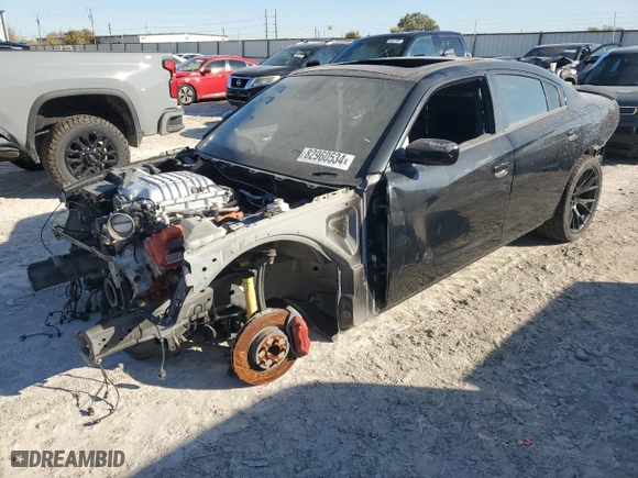 2020 Dodge Charger Scat Pack with VIN 2C3CDXGJ2LH251485, listed as a Copart auction lot 82960534 with 0 mi miles and Salvage Title. Bid and sale history available at carsss.com. Image 1.