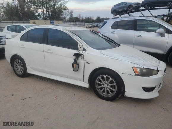 2011 Mitsubishi Lancer ES with VIN JA32U2FUXBU043757, listed as a Copart auction lot 88087545 with 0 mi miles and Salvage Title. Bid and sale history available at carsss.com. Image 4.
